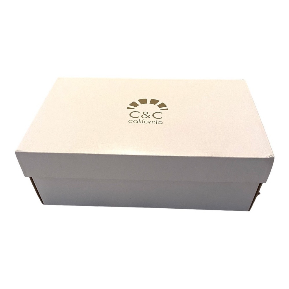 C&C California Lifestyle Faux Leather White Sneakers - Picture 9 of 9